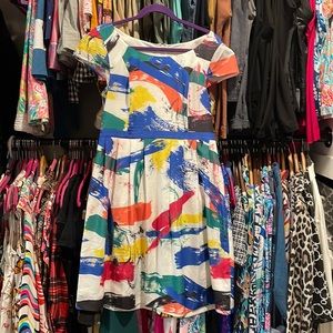 ModCloth Brushstroke Dress